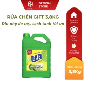 Nước rửa chén gift 3,8 kg