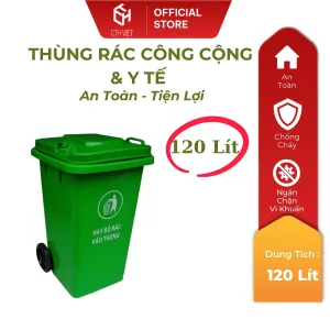 Alternative view of Thùng rác Công cộng, Y tế 120L