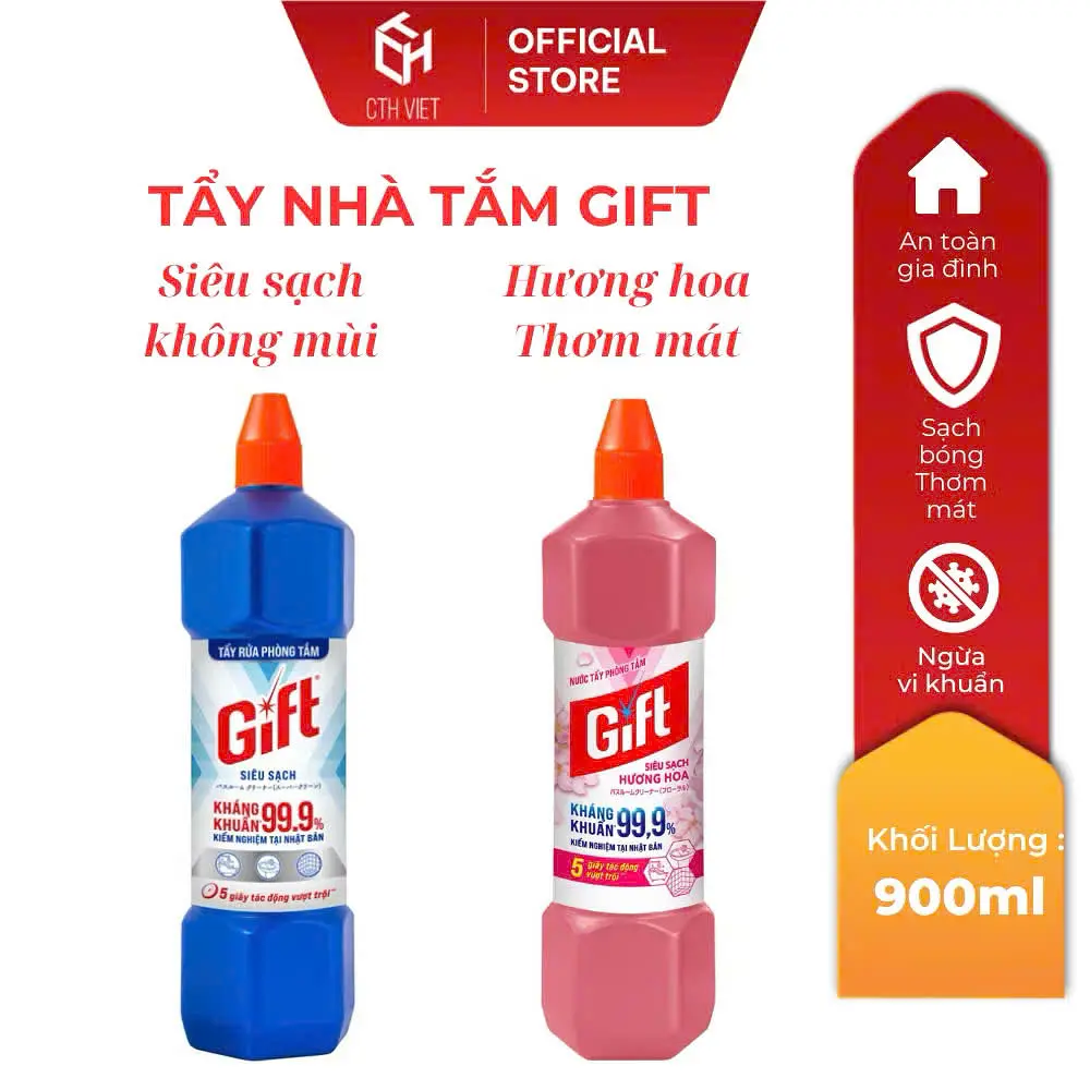Tẩy nhà tắm Gift
