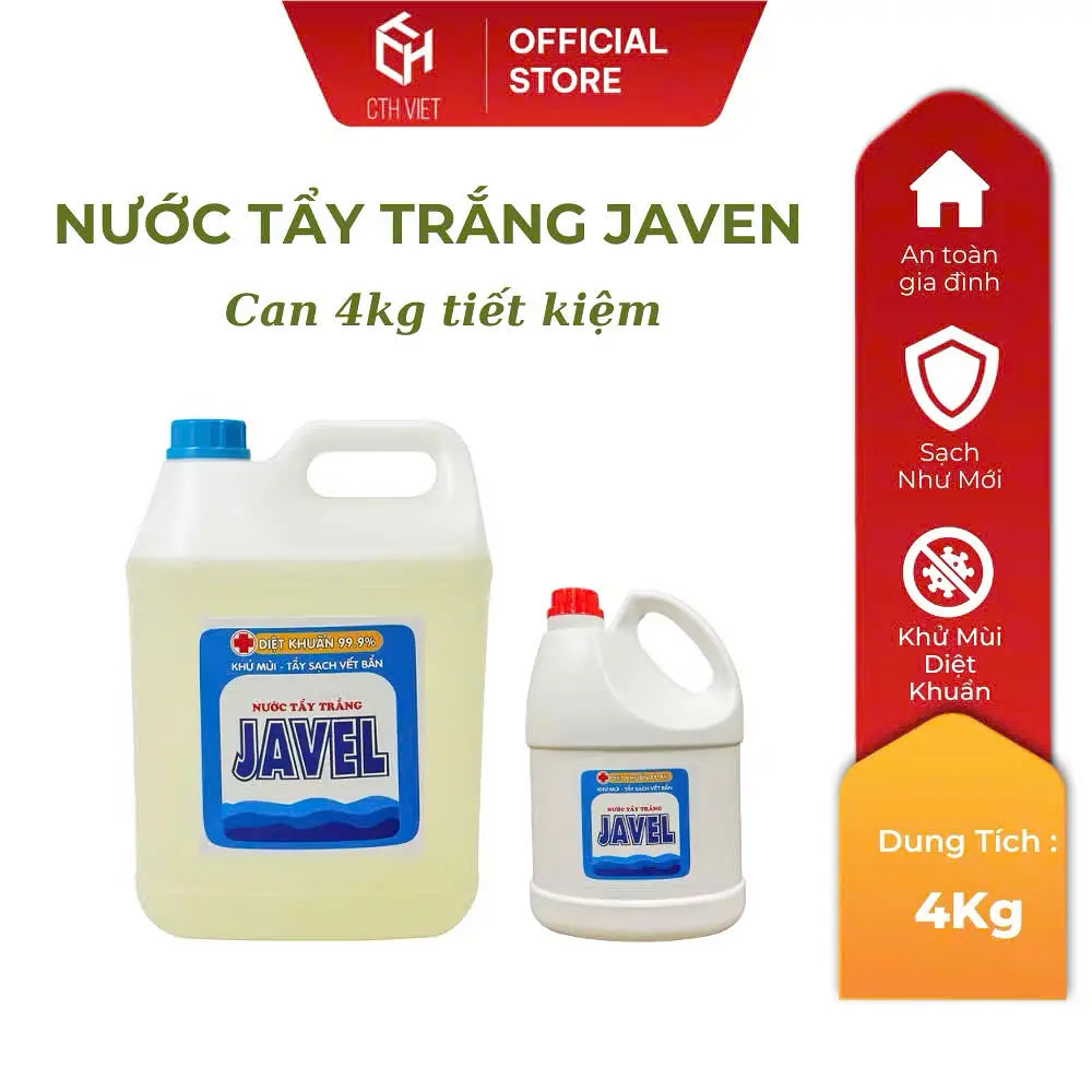 Nước tẩy trắng Javen