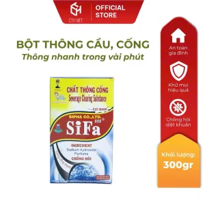 Alternative view of Gói Bột Thông tắc bồn cầu/cống SINH HỌC 300g (DÙNG AN TOÀN CHO CẢ LAVABO - RUỘT GÀ VÀ BỒN RỬA CHÉN ...)