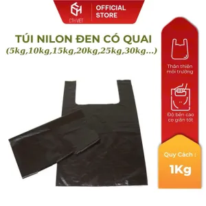 Alternative view of [1kg] Túi Đen có quai đủ size từ CTH VIỆT... dùng cho Hộ Gia Đình,Công ty, Khách sạn,Văn phòng,Quán Cafe