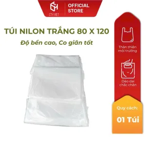 Alternative view of Túi Nilon Trắng Khổ To Từ CTH VIỆT Đựng Chăn, Đệm, Hàng Hóa, Quần Áo,Gấu Bông, Cá Cảnh Chống Nước