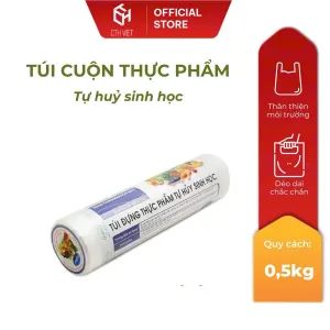Alternative view of [1 Cuộn] Túi Đựng Thực Phẩm Tự Hủy Sinh Học - Túi Cuộn Thực Phẩm Tự Hủy. Nhiều Kích Cỡ Đựng Thức Ăn Tủ Lạnh Bảo Quản